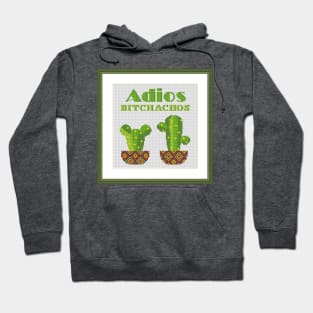 Adios Bitchachos Stitch Design Hoodie